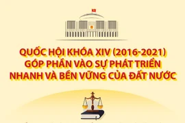 [Infographics] Quốc hội khóa XIV đóng góp vào sự phát triển đất nước