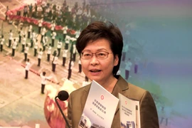 Trưởng Đặc khu hành chính Hong Kong (Trung Quốc) Lâm Trịnh Nguyệt Nga. (Ảnh: THX/TTXVN)