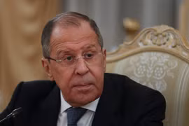 Ngoại trưởng Nga Sergei Lavrov tại một sự kiện ở Moskva, ngày 15/4/2021. (Ảnh: AFP/TTXVN)