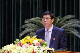 Ủy ban Thường vụ Quốc hội phê chuẩn kết quả miễn nhiệm chức vụ Chủ tịch Hội đồng nhân dân tỉnh Bắc Giang khóa XVIII, nhiệm kỳ 2016-2021. (Ảnh: Đồng Thúy/TTXVN)