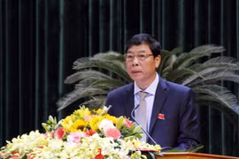 Ủy ban Thường vụ Quốc hội phê chuẩn kết quả miễn nhiệm chức vụ Chủ tịch Hội đồng nhân dân tỉnh Bắc Giang khóa XVIII, nhiệm kỳ 2016-2021. (Ảnh: Đồng Thúy/TTXVN)