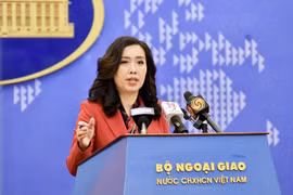 Người phát ngôn Bộ Ngoại giao Lê Thị Thu Hằng. (Ảnh: TTXVN phát)