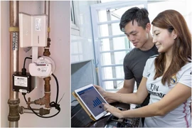 Giai đoạn đầu tiên của chương trình đồng hồ nước thông minh của PUB sẽ hoàn thành vào năm 2023. (Nguồn: PUB)