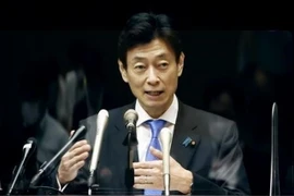 Bộ trưởng phụ trách đàm phán CPTPP của Nhật Bản Yasutoshi Nishimura. (Ảnh: Kyodo/TTXVN)