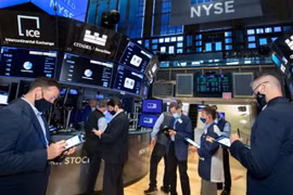 Hoạt động tại sàn giao dịch chứng khoán New York, Mỹ. (Nguồn: NYSE)