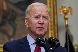 Tổng thống Mỹ Joe Biden phát biểu tại Nhà Trắng ngày 27/2/2021. (Ảnh: AFP/TTXVN)
