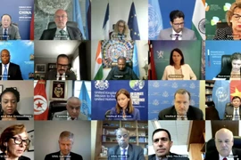 Hội đồng Bảo an Liên hợp quốc thảo luận mở về cải thiện vấn đề an toàn và an ninh của lực lượng gìn giữ hòa bình LHQ ngày 25/5. (Ảnh: Hữu Thanh/TTXVN)