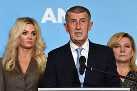 Thủ tướng CH Séc Andrej Babis thừa nhận thất bại của đảng Phong trào ANO cầm quyền sau khi kết quả bầu cử Hạ viện được công bố, tại Praha, ngày 9/10/2021. (Ảnh: AFP/TTXVN)