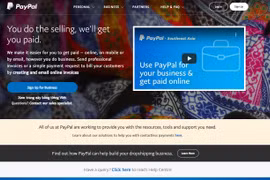 Giao diện của cổng thanh toán quốc tế Paypal chưa được Việt Nam cấp phép.