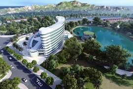Dự án Khu đô thị thương mại - du lịch Apec Golden Valley Mường Lò do Công ty cổ phần Đầu tư BG Group - đơn vị thành viên của Công ty cổ phần tập đoàn APEC Group thực hiện. (Ảnh: TTXVN phát)