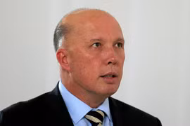 Bộ trưởng Quốc phòng Australia Peter Dutton. (Nguồn: Reuters)