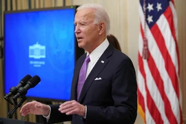 Tổng thống Mỹ Joe Biden phát biểu tại Nhà Trắng ngày 21/1/2021. (Ảnh: AFP/TTXVN)