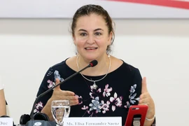  Bà Elisa Fernandez Saenz, Trưởng đại diện UN Women tại Việt Nam. (Ảnh: Anh Tuấn/TTXVN)