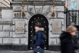 Trụ sở Đại sứ quán Nga tại Berlin, Đức. (Nguồn: Getty)