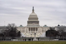 Tòa nhà Quốc hội Mỹ trên Đồi Capitol ở Washington, D.C. (Ảnh: THX/TTXVN)