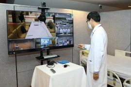 [Photo] Đảm bảo an toàn phòng chống dịch COVID-19 phục vụ Đại hội Đảng