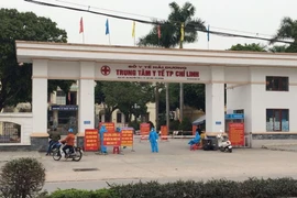 Trung tâm Y tế thành phố Chí Linh, Hải Dương - nơi được chọn lập bệnh viện dã chiến để phòng, chống COVID-19. (Ảnh: TTXVN phát)
