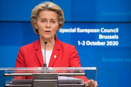 Chủ tịch EC Ursula von der Leyen. (Ảnh: THX/TTXVN)