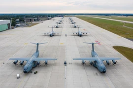 Máy bay vận tải quân sự Airbus A400M. (Ảnh: AFP/TTXVN)