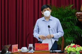 Bộ trưởng Bộ Y tế Nguyễn Thanh Long. (Ảnh: TTXVN phát)