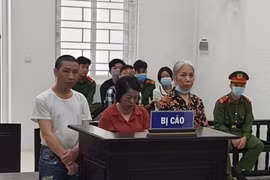 Các bị cáo trước tòa. (Nguồn: laodong.vn)