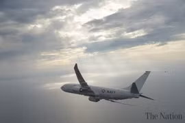 Máy bay tuần tra chống ngầm P-8A Poseidon của Mỹ tham gia cuộc tập trận. (Nguồn: Sputnik)