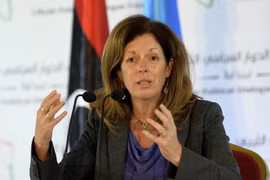 Bà Stephanie Williams, quyền đặc phái viên của Tổng Thư ký LHQ tại Libya. (Ảnh: AFP/TTXVN)