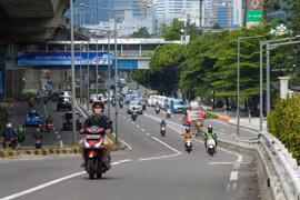 Một tuyến phố ở thủ đô Jakarta, Indonesia. (Ảnh: AFP/TTXVN)