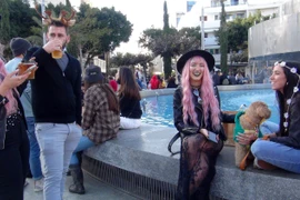 Giới trẻ Israel. (Ảnh: Vũ Hội/TTXVN)