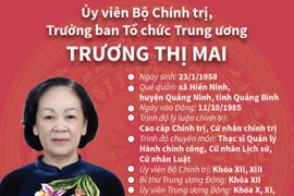 Ủy viên Bộ Chính trị, Trưởng ban Tổ chức Trung ương Trương Thị Mai
