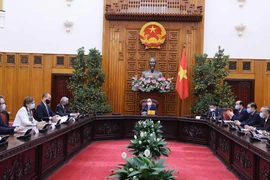 Quang cảnh buổi tiếp. (Ảnh: Thống Nhất/TTXVN)