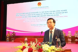 Bí thư Tỉnh ủy Hải Dương Phạm Xuân Thăng phát biểu. (Ảnh: Mạnh Minh/TTXVN)