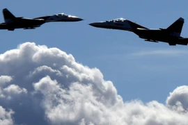 Máy bay tiêm kích Su-27 của Nga. (Ảnh: AFP/TTXVN)