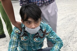 Đối tượng Phan Phương Anh bị cơ quan Công an bắt giữ. (Ảnh: TTXVN phát)