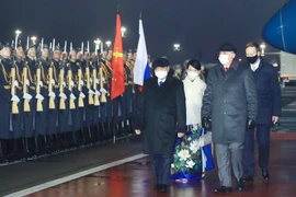 [Photo] Chủ tịch nước đến thủ đô Moskva, thăm chính thức Liên bang Nga