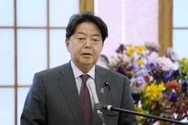 Ngoại trưởng Nhật Bản Yoshimasa Hayashi. (Ảnh: Kyodo/TTXVN)