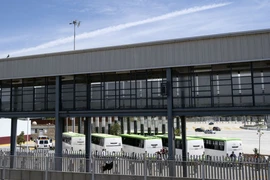 Biên giới Mỹ-Mexico nhìn từ Tijuana, Mexico ngày 25/5/2021. (Ảnh: AFP/TTXVN)