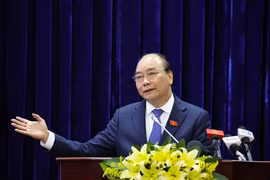 Thủ tướng Nguyễn Xuân Phúc phát biểu. (Ảnh: Thống Nhất/TTXVN)