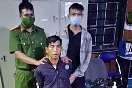 Đối tượng Vàng A Páo bị bắt giữ trong chuyên án 218P. (Ảnh: TTXVN phát)