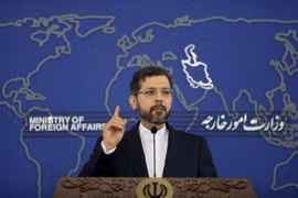 Người phát ngôn Bộ Ngoại giao Iran Saeed Khatibzadeh. (Ảnh: THX/ TTXVN)