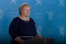 Thủ tướng Na Uy Erna Solberg. (Nguồn: Reuters)