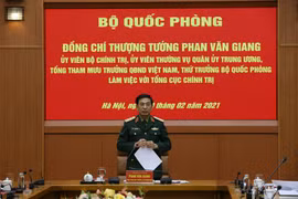Thứ trưởng Bộ Quốc phòng Phan Văn Giang. (Ảnh: TTXVN phát)
