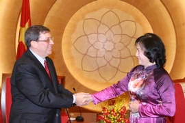 Phó Chủ tịch Quốc hội Nguyễn Thị Kim Ngân tiếp Ngoại trưởng Cuba