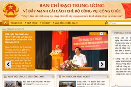 Khai trương trang thông tin điện tử về cải cách chế độ công vụ