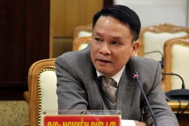Đồng chí Nguyễn Đức Lợi, Ủy viên Trung ương Đảng, Tổng Giám đốc TTXVN phát biểu tại hội nghị. (Ảnh: Phan Lâm/TTXVN.)