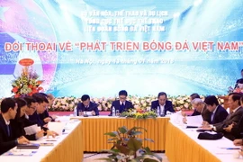 Quang cảnh buổi đối thoại. (Ảnh: Quốc Khánh/TTXVN)