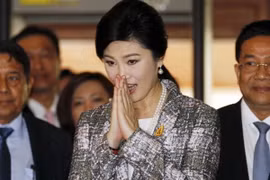 Cựu Thủ tướng Thái Lan Yingluck Shinawatra tại thủ đô Bangkok ngày 22/1/2015. (Nguồn: Reuters/TTXVN)