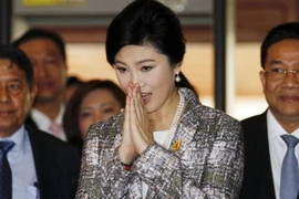 Cựu Thủ tướng Thái Lan Yingluck Shinawatra tại thủ đô Bangkok ngày 22/1/2015. (Nguồn: Reuters/TTXVN)