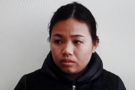 Bị can Lò Thị Thơm. (Ảnh: Nguyễn Cường/TTXVN)