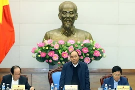 Thủ tướng Nguyễn Xuân Phúc phát biểu chỉ đạo. (Ảnh: Thống Nhất/TTXVN)